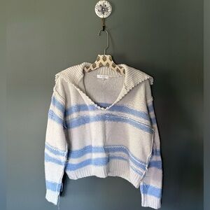 Kroche Paris thick super soft stripe big collar